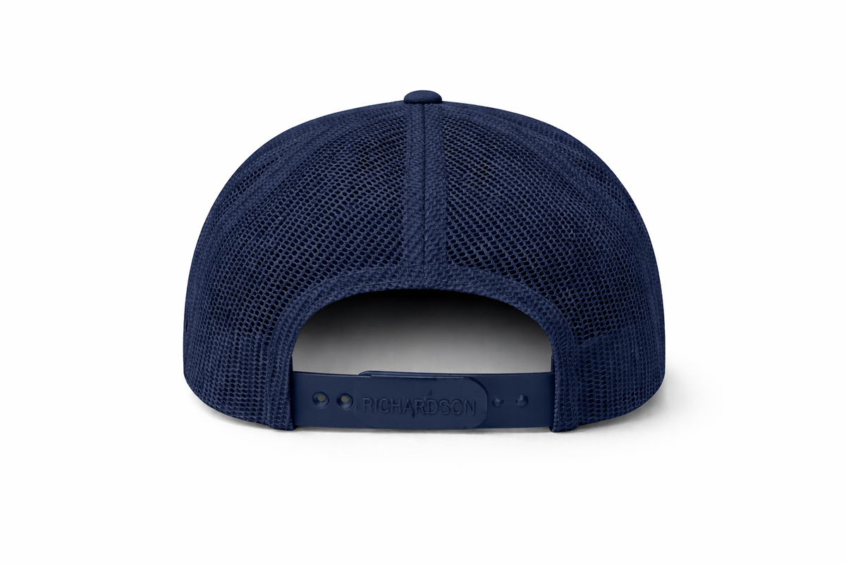732 Trucker Hat Navy Hawks
